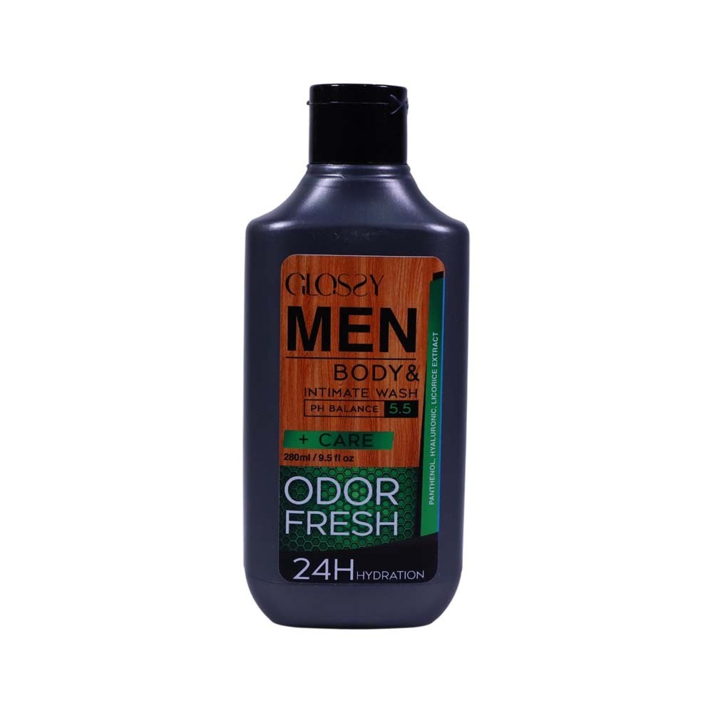 Glossy Men Body & Intimate Wash Odor Fresh 280ML