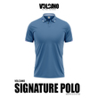 Volcano Men Signature Polo Shirt MDPV-S1010-52 Blue XL