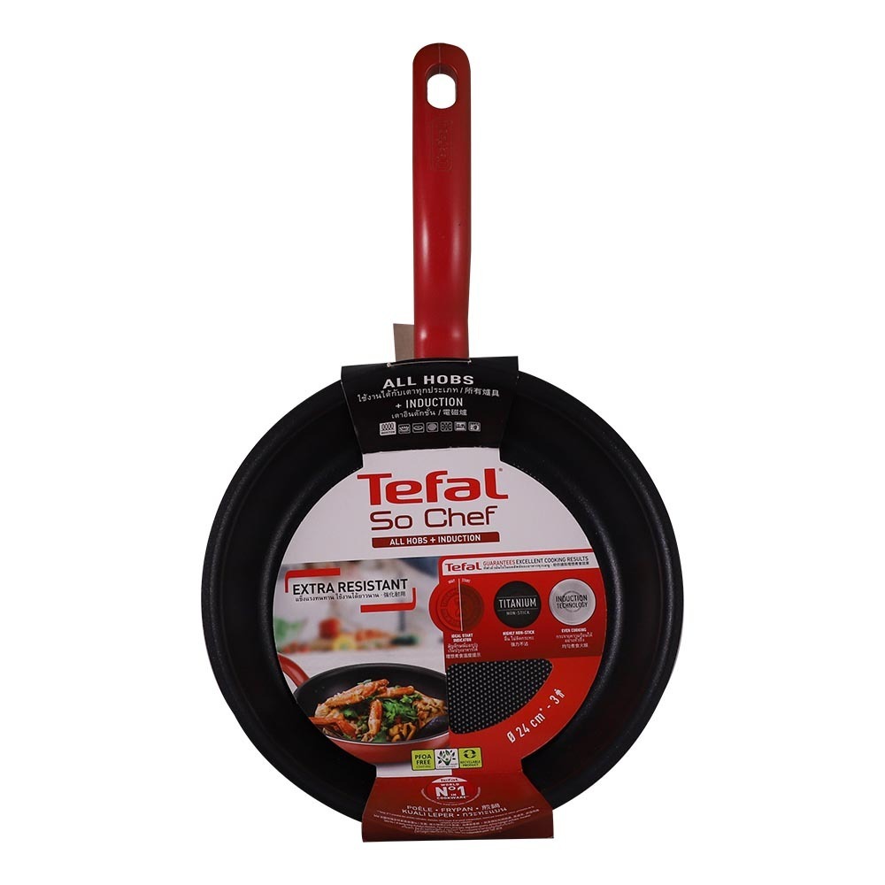 Tefal So Chef Induction Fry Pan 24CM G1350495
