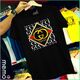 memo ygn GUCCI Square unisex Printing T-shirt DTF Quality sticker Printing-Black (XXL)