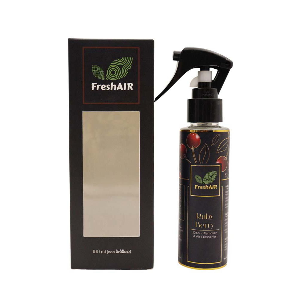 Fresh Air Odour Remover & Air Freshener (Ruby Berry) 100ML