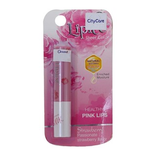Rohto Lipice Sheer Color Lip Balm 2.4G (Strawberry)