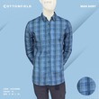 Cottonfield Men Long Sleeve Print Shirt C15 (Small)
