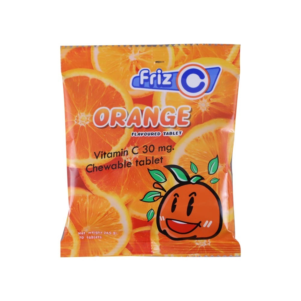 Friz C Chewable Vitamin C 30MG Orange 70PCS