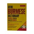 Tuttle Mini Burmese Dictionary