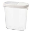 Ikea 365+ Dry Food Jar With Lid, Transparent/White, 1.3 LTR