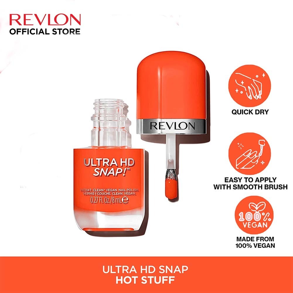 Revlon Ultra HD Snap Nail Polish 8ML (007 Hot Stuff)