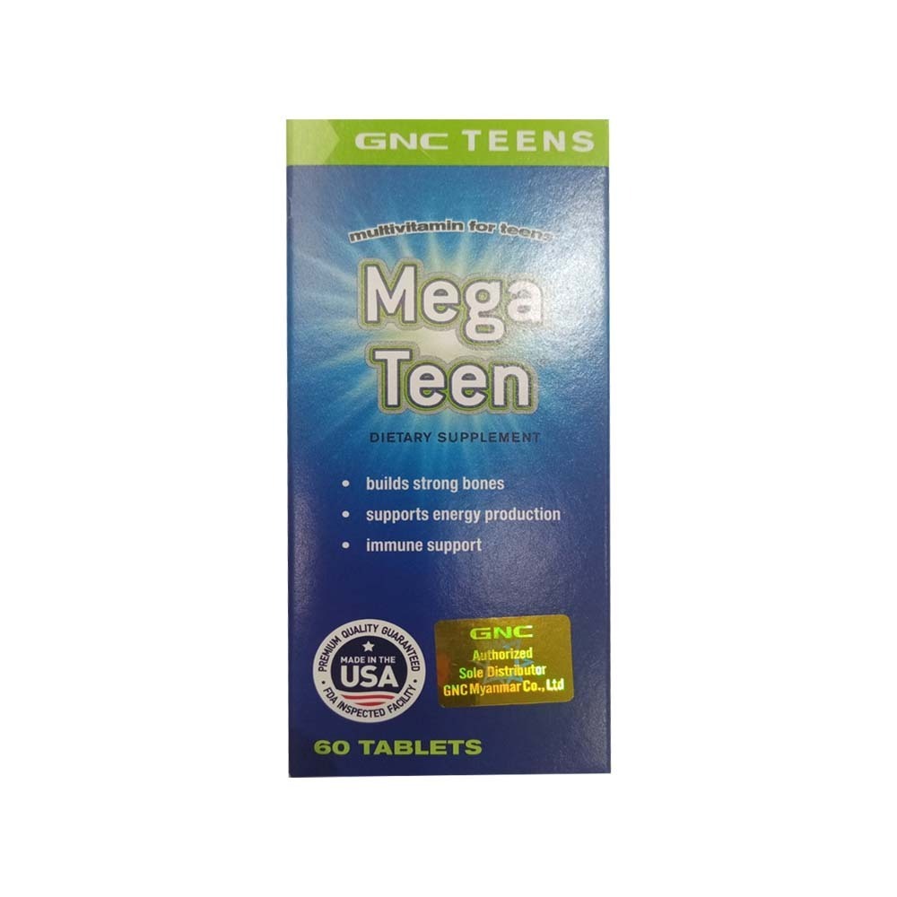 GNC Mega Teen Multivitamin 60Tablets