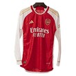 Arsenal Official Home Long Sleeve Player Jersey 23/24  Red (Small)