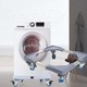 Fridge & Washing Machine Stand with 360 ° Degree Rotation Wheels (Silver) 30CM X 10CM X 5CM