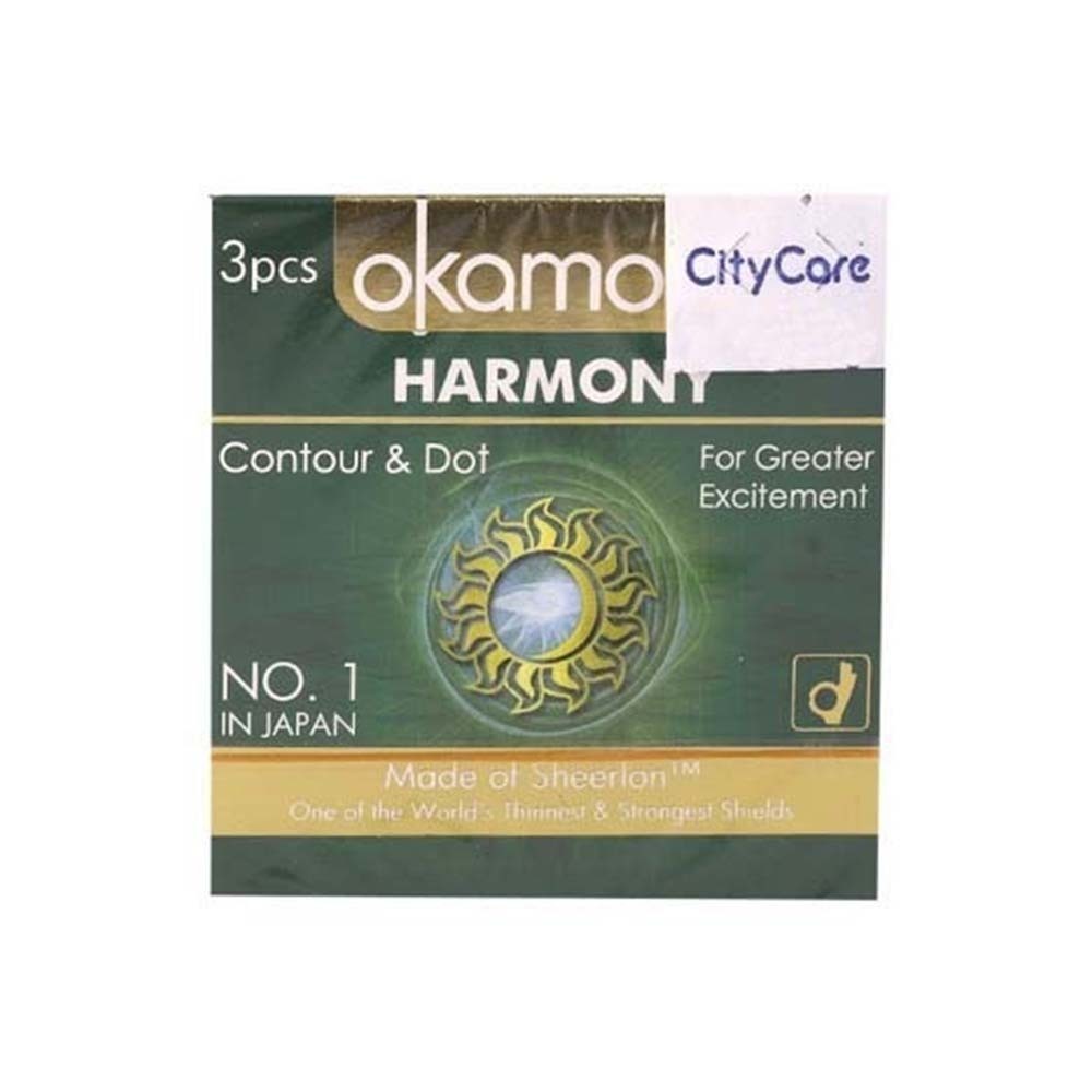 Okamoto Harmony Contour & Dot Condom 3PCS