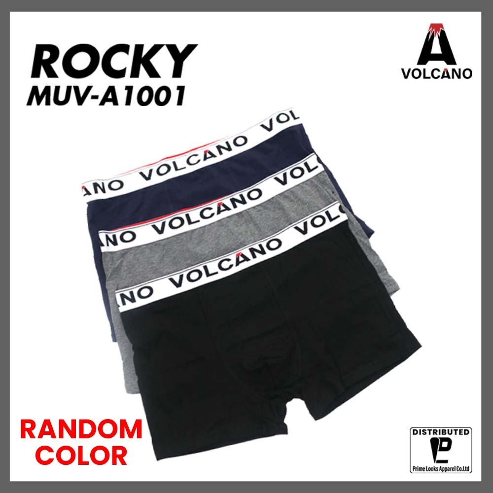 VOLCANO Rocky Series Men's Cotton Boxer [ 2 PIECES IN ONE BOX ] MUV-A1001/2XL