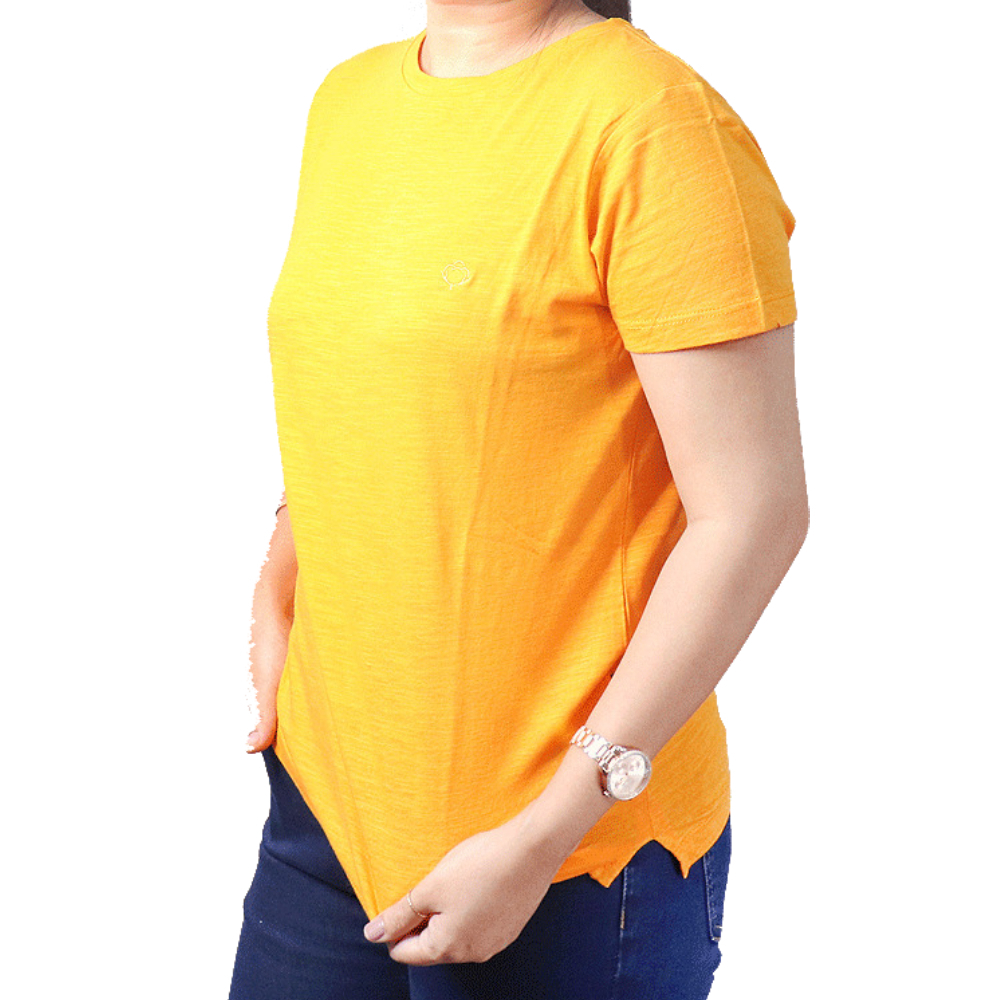 Cottonfield Women Short Sleeve Plain T-shirt C61 (Large)