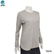 The Ori Women Long Sleeve Top Gray TO171 Small