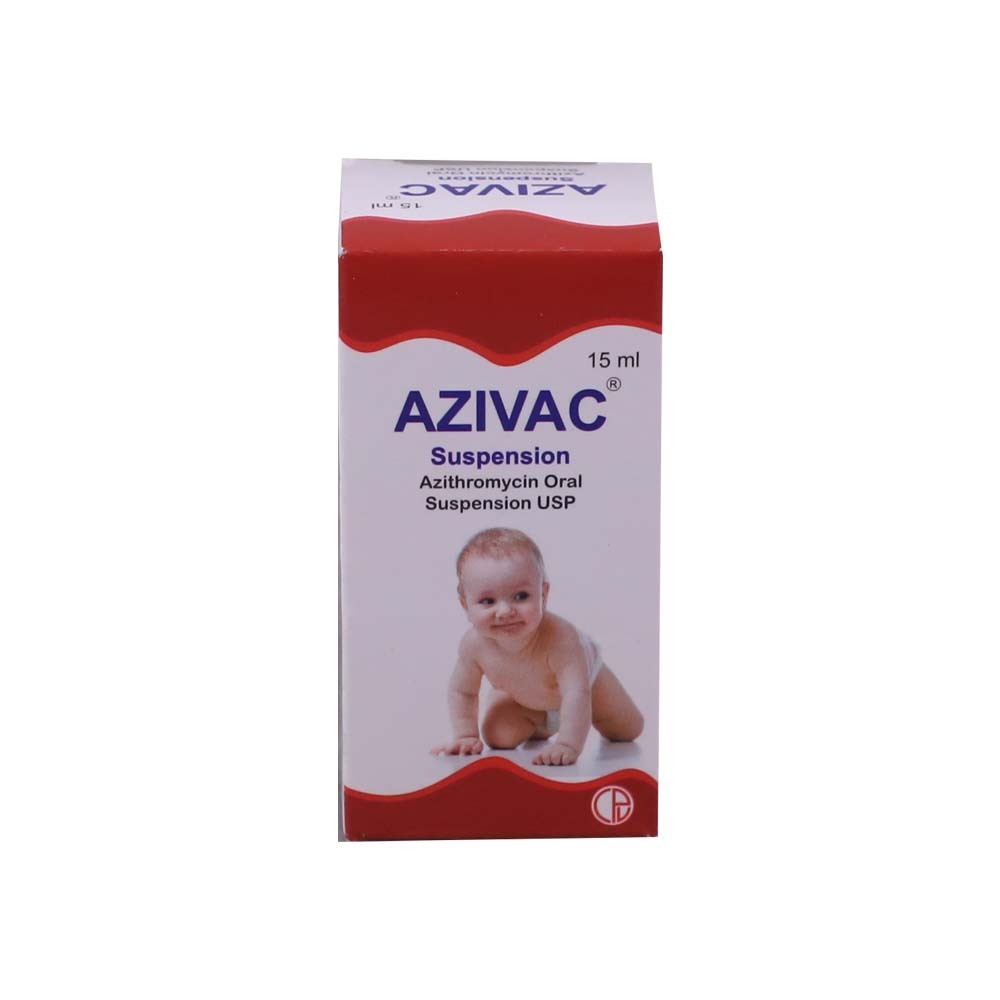 Azivac Azithromycin 100MG Oral Suspension 15ML