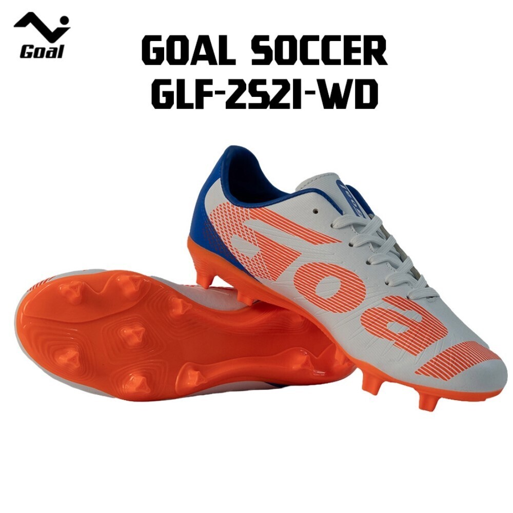 Goal Soccer Shoes White GLF-2521-WD (No-43)