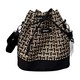 Konoko Bucket Bag (Black Tweed)