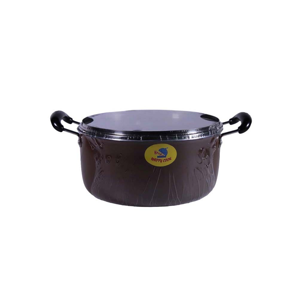 Happy Cook Non Stick Sauce Pot With Glass Lid 22cm