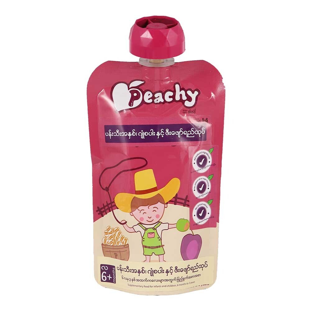 Peachy Apple Oats Prune Juice 110G PEACHY Brands ပစ္စည်းအမ