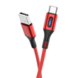 NEW U79 Admirable Smart Power Off Charging Data Cable For Type-C/Red