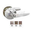 Nelon Tubular Lever Lock 16542-AB Antique Brass