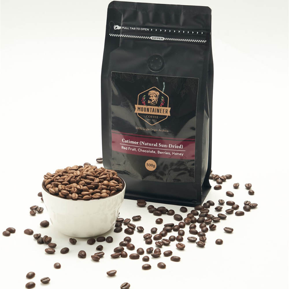 Mountaineer Coffee Natural Sun Dried Catimor 500G