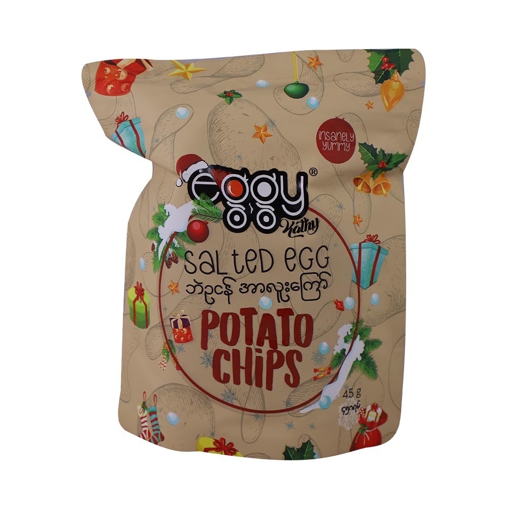 Eggy Fried Potato Chips Salted Egg 45G