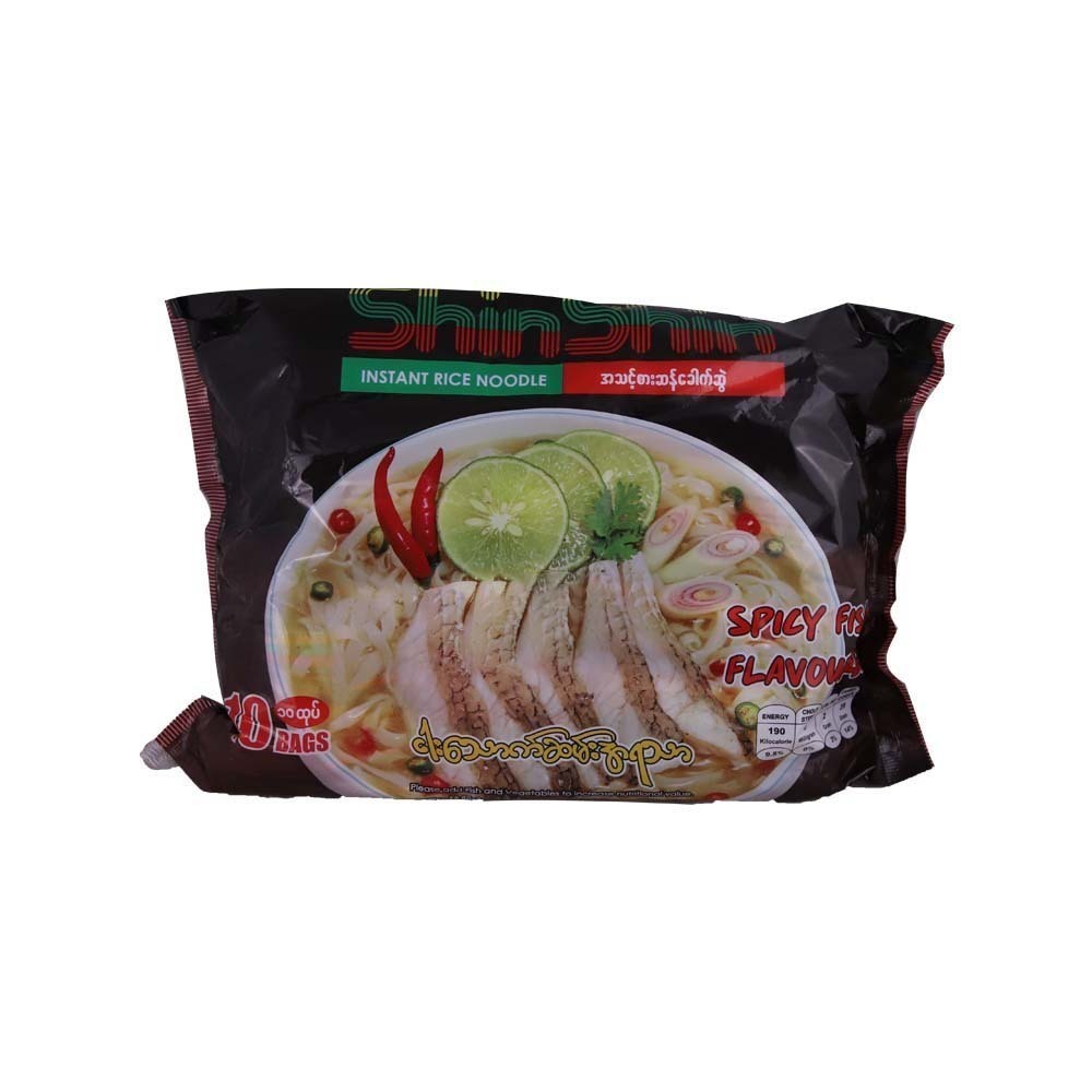 Shin Shin Inst Noodle Spicy Fish Flavour 56Gx10PCS