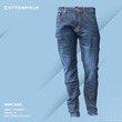 Cottonfield Men Long Jean Pants C01 (Size-32)