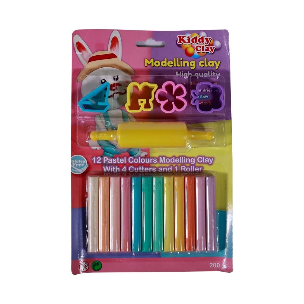 Nara Kiddy Clay 12PCS ST-200-12P+4SMR