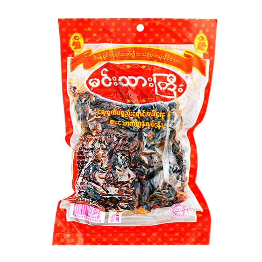 Min Thar Gyi Fried Smoked Small Catfish Spicy160G