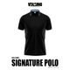 Volcano Men Signature Polo Shirt MDPV-S1010-02 Black Small