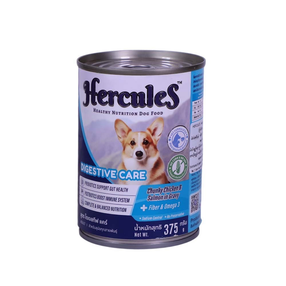 Hercules Dog Wet Food Chicken & Salmon In Gravy 375G
