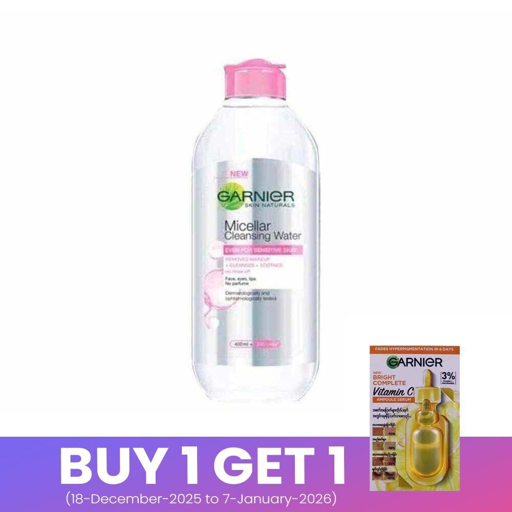 Garnier Micellar Cleansing Water For Sensitive Skin 400ML