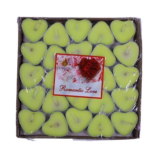 Uncle Gyi Heart Shaped Tea Light Candles Set (25PCS x 1Box) CL-3