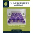 Olive Double Bedsheet Set OL-8526 Purple