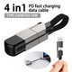 6 in 1 Multi Fast Charging Cable Keychain PD GGT0000814