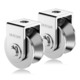 2.5Inch Stainless Steel Roller Track Wheels - 2PCS Pack