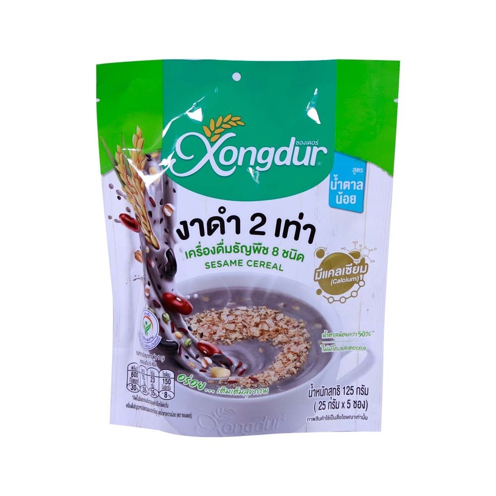 Xongdur Instant Black Sesame Cereal Less Sugar 125G