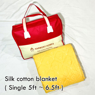 Harmony Homes Silk Cotton Blanket Single HH Single-002