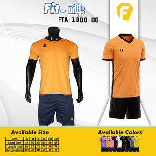 FIT Plain jersey FTA-1008 Black ( AA ) / Small