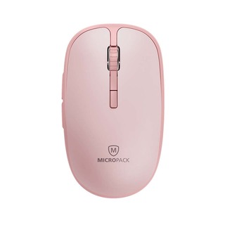 MICROPACK MP729BPK Speedy Silent 2 Dual Modes Wireless Mouse, Pink