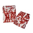 Bambi Womenwear BKK Spun Kanote Oneset D-2 S/L Red AA0061 Medium