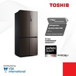 Toshiba Four Door Refrigerator 511LTR GR-RF610WE-PMF