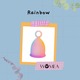 Womea Menstrual Cup (Small) Rainbow