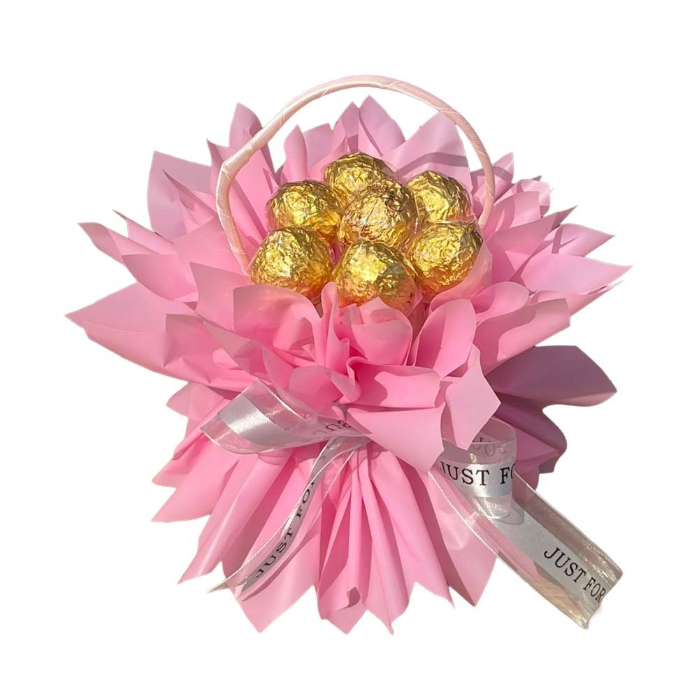 Chocolate Ball 7PCS Basket (Pink)