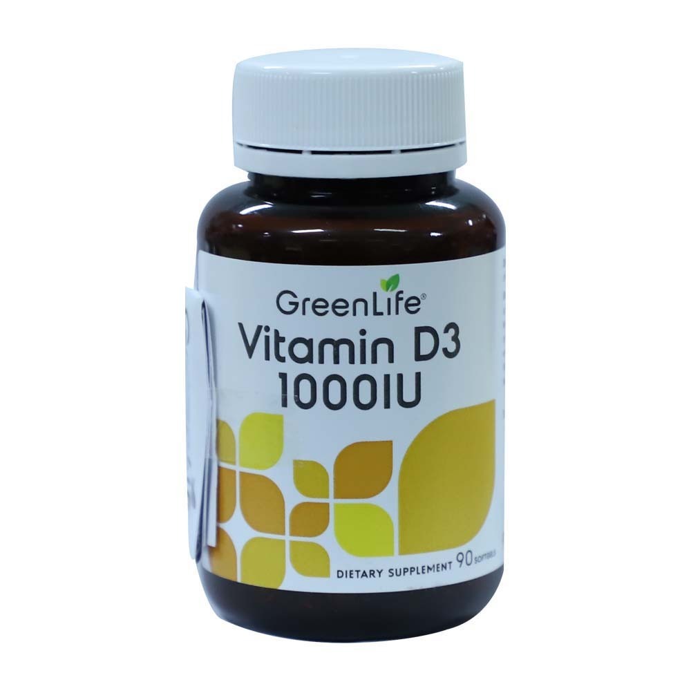 Green Life Vitamin D3 1000IU 90PCS