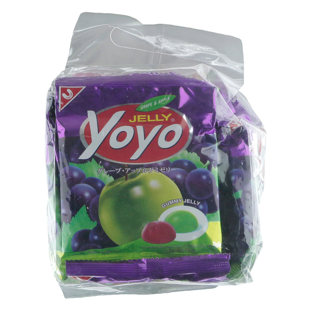 Yo Yo Grape&Apple Gummy Jelly 12X240G