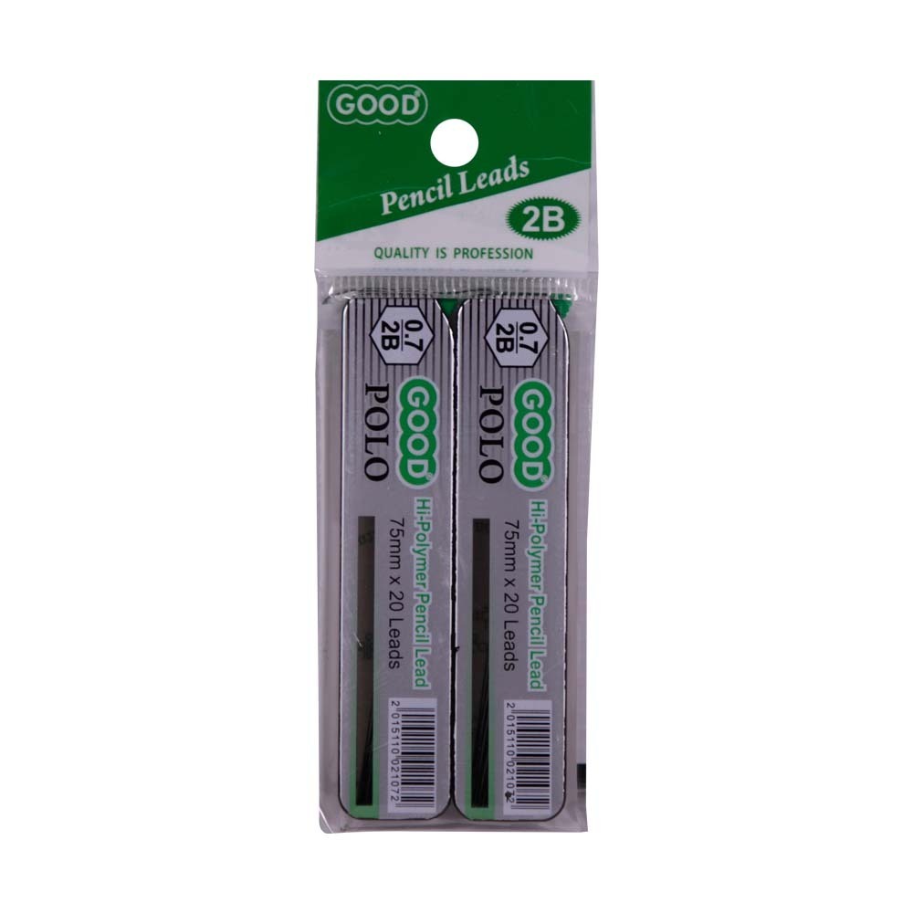 Good Hi-Polymer Pencil Leads 0.7MM 2B 2PCS