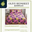 Olive Bedsheet Set Single (3PCS) 5262P